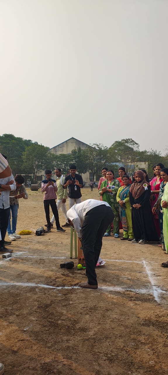 The Sports Day of MGSM'S Smt. Sharadchandrika Suresh Patil College of Pharmacy, Chopda was successfully conducted on 23rd, 24th & 27th January 2026 with great enthusiasm and active participation of st